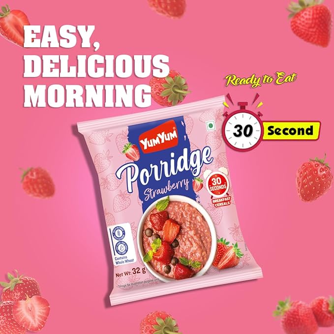 Yum Yum Instant Strawberry Porridge