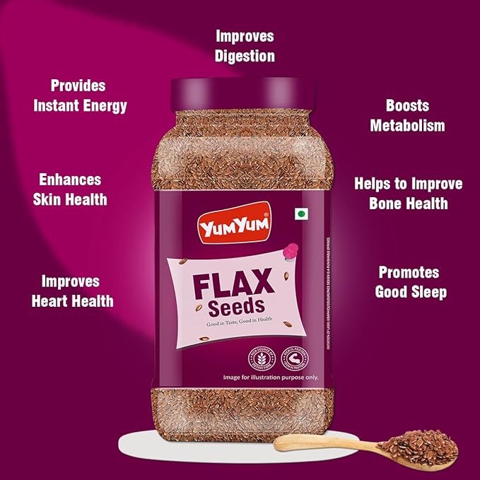 Yum Yum Roasted & Salted Flax Seeds