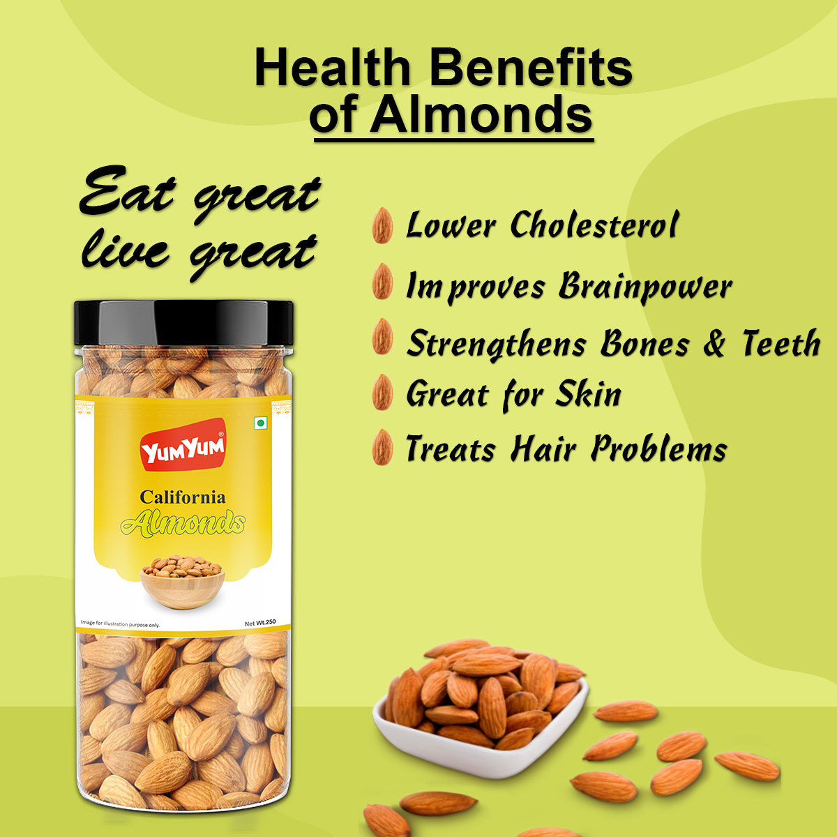 Yum Yum Almonds - Cashews (A-C)